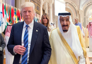 ترامپ: ملک سلمان! اگر ما نباشیم ایران دو هفته‌ای عربستان را می‌گیرد