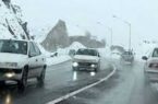بارش برف در اردبیل/ جاده‌ها باز است