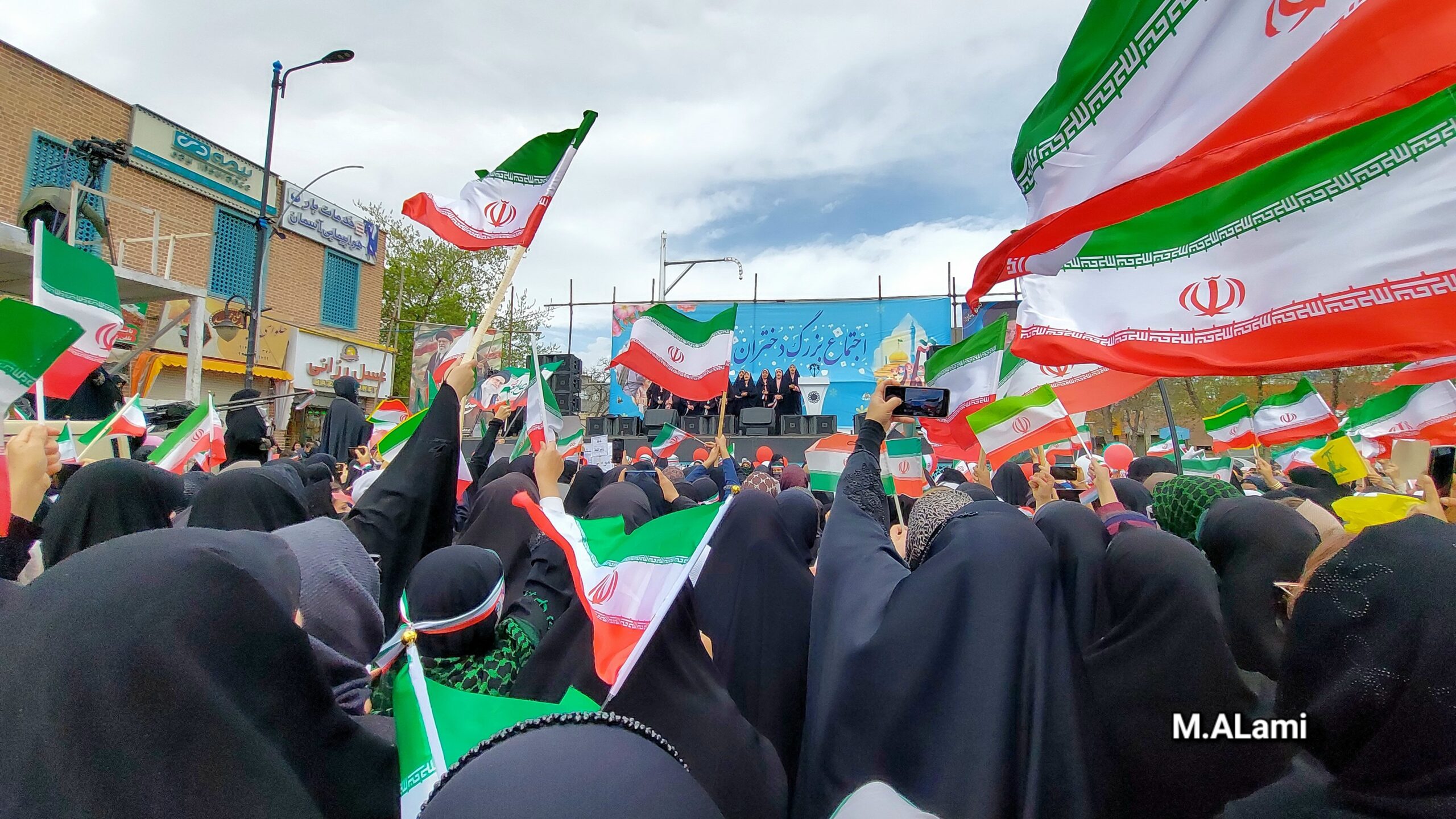دختران سبلان با رهبر انقلاب بیعت کردند