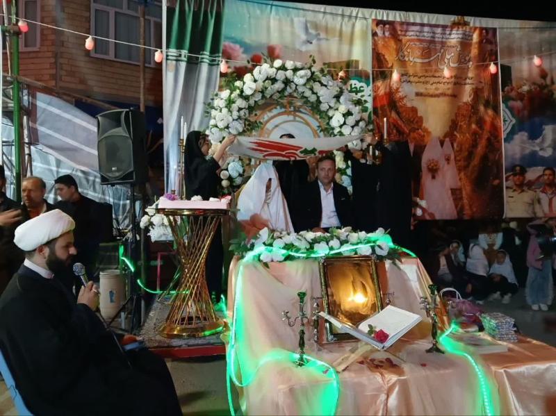 دومین جشن «پیوند آسمانی» جعفرآباد  با حضور ۱۵ نوعروس